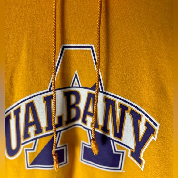 CHAMPION “UNIVERSITY of ALBANY” Hoodie Unisex, Men’s, Women’s Sweatshirt Size XL - Picture 2 of 9